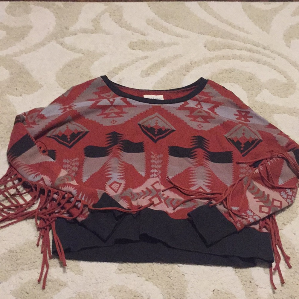 Denim & Supply Fringe Sweater